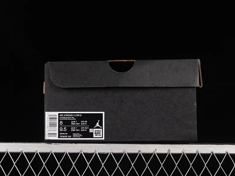 All categories Air Jordan Jordan series basketball shoes Air Jordan 1 Low G version pure original Air Jordan 1 Low Golf "Rust Pink" AJ1 Joe 1 new golf version black and white pink DD9315-106